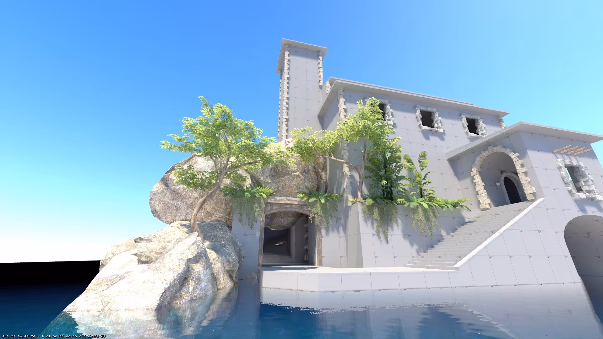 An exterior view that captures the grandeur of the villa.