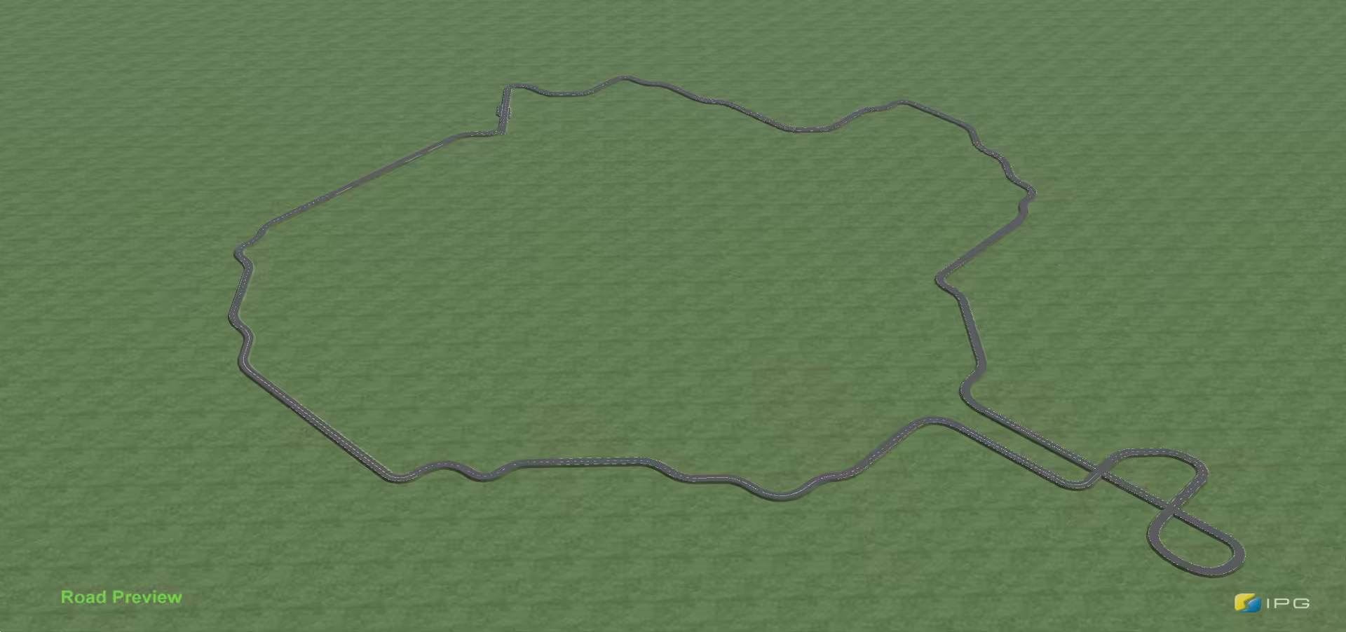 Procedurally generated circuit for the VDI cup - Example 3